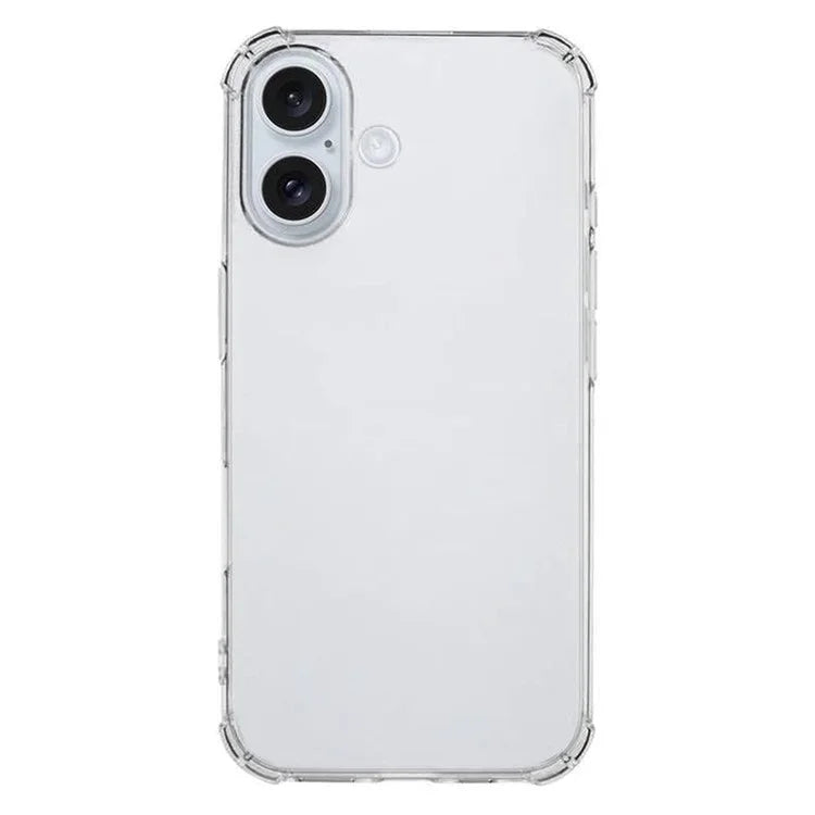 KALEBOL KLB-TPU002 For iPhone 16 Case 1.5mm TPU Airbag Corners Clear Phone Cover
