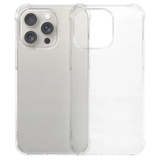 KALEBOL KLB-TPU002 For iPhone 15 Pro Case 1.5mm TPU Airbag Corners Clear Phone Cover