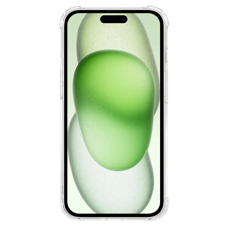 KALEBOL KLB-TPU002 For iPhone 15 Case 1.5mm TPU Airbag Corners Clear Phone Cover