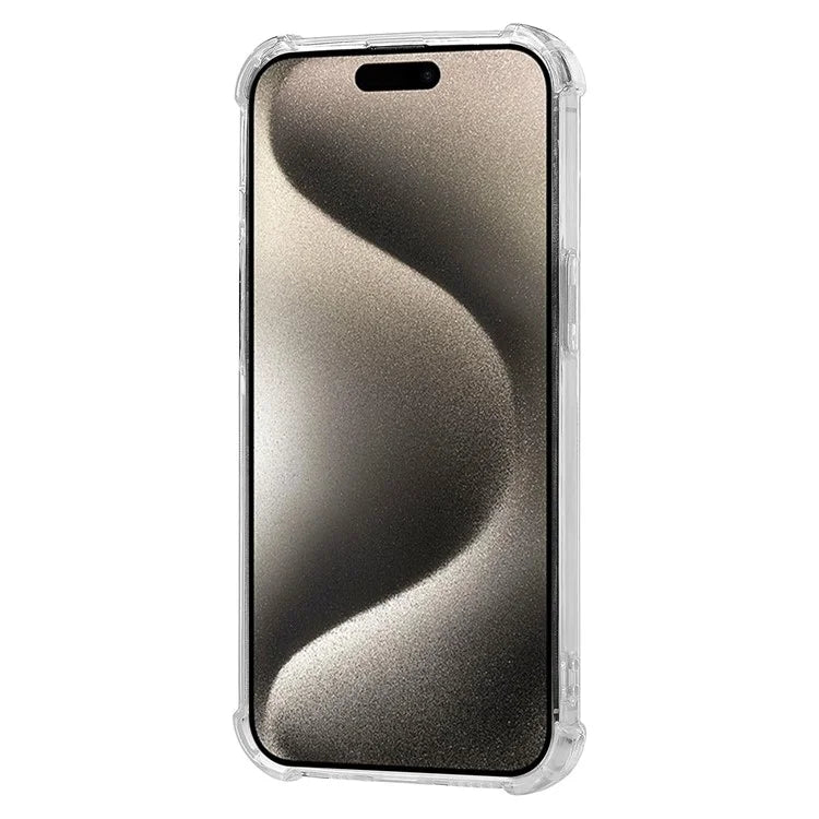 KALEBOL KLB001 For iPhone 16 Pro Case 1.5mm TPU Transparent Anti-Drop Phone Cover