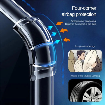 KALEBOL KLB001 For iPhone 16 Pro Case 1.5mm TPU Transparent Anti-Drop Phone Cover