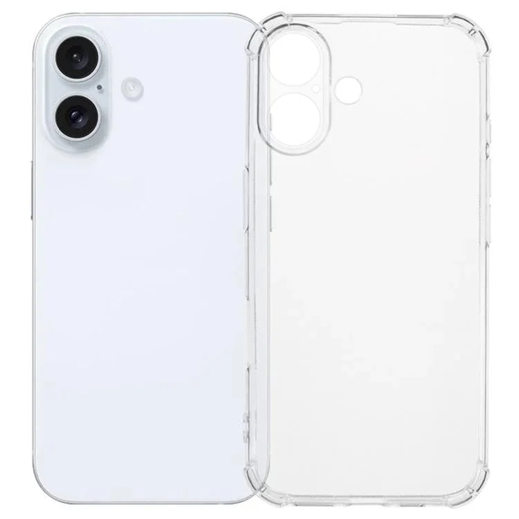 KALEBOL KLB001 For iPhone 16 Case 1.5mm TPU Transparent Anti-Drop Phone Cover
