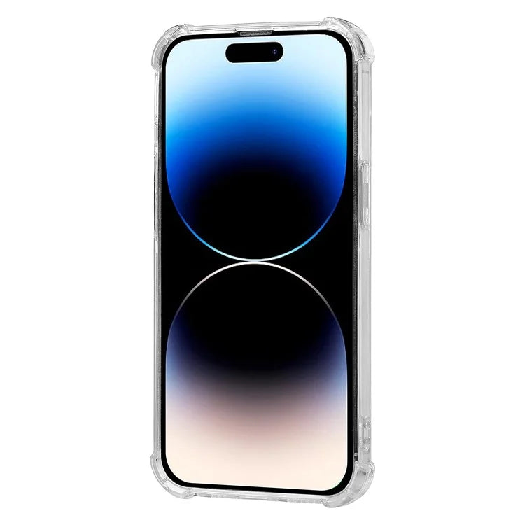 KALEBOL KLB001 For iPhone 15 Case 1.5mm TPU Transparent Anti-Drop Phone Cover