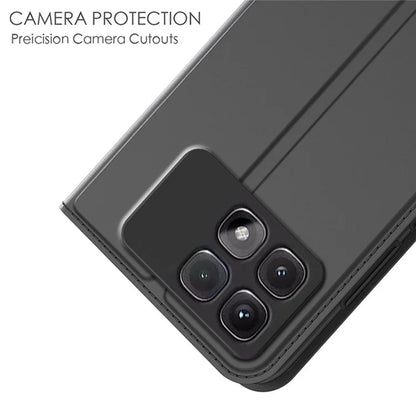 For Xiaomi Redmi K70 Ultra Case PU Leather Phone Cover with Card Holder Stand Magnetic Closure