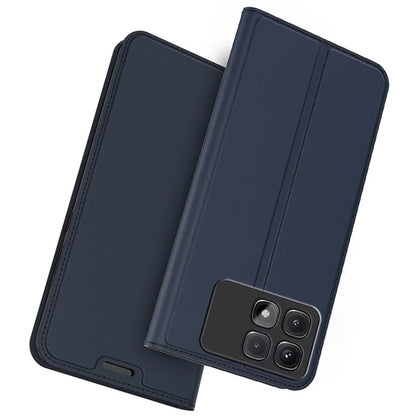 For Xiaomi Redmi K70 Ultra Case PU Leather Phone Cover with Card Holder Stand Magnetic Closure