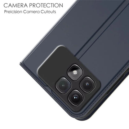 For Xiaomi Redmi K70 Ultra Case PU Leather Phone Cover with Card Holder Stand Magnetic Closure