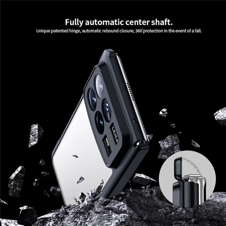 XUNDD For Xiaomi Mix Fold 4 5G Case Dropproof TPU + Acrylic Clear Back Phone Cover