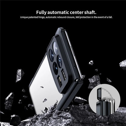 XUNDD For Xiaomi Mix Fold 4 5G Case Dropproof TPU + Acrylic Clear Back Phone Cover