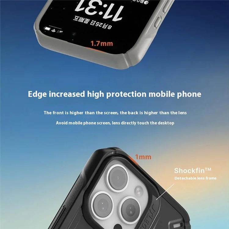 JTLEGEND REX Pro Kooling Mag Series For iPhone 16 Pro Max Magnetic Case PC+TPU Shockproof Phone Cover