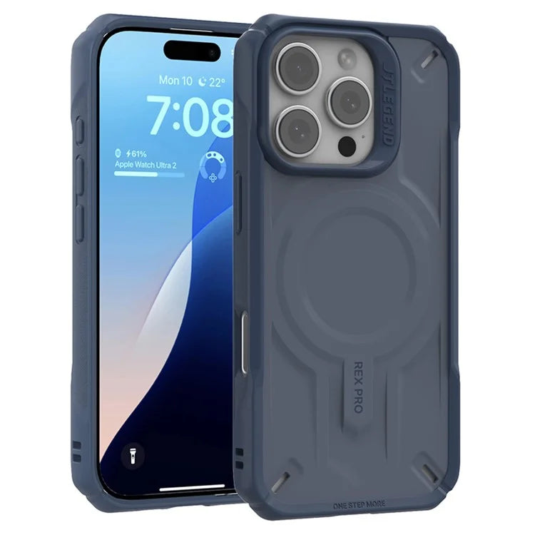 JTLEGEND REX Pro Kooling Mag Series For iPhone 16 Pro Max Magnetic Case PC+TPU Shockproof Phone Cover