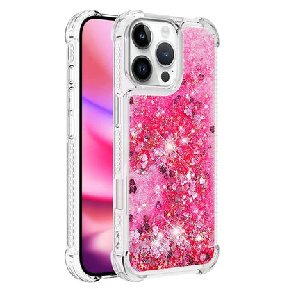 YB Quicksand Series-1 For iPhone 16 Pro Max Case Glitter Liquid Anti-Drop TPU Phone Cover