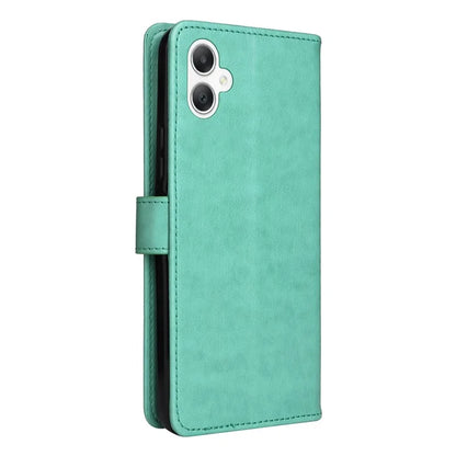 KT Imprinting Flower Series-4 For Samsung Galaxy A06 Case Cat Bee Pattern Flip Leather Phone Cover
