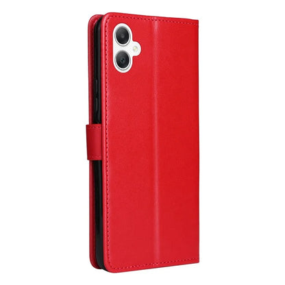 KT Imprinting Flower Series-4 For Samsung Galaxy A06 Case Cat Bee Pattern Flip Leather Phone Cover