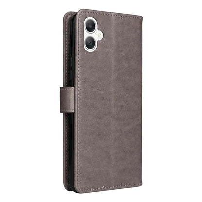 KT Imprinting Flower Series-4 For Samsung Galaxy A06 Case Cat Bee Pattern Flip Leather Phone Cover