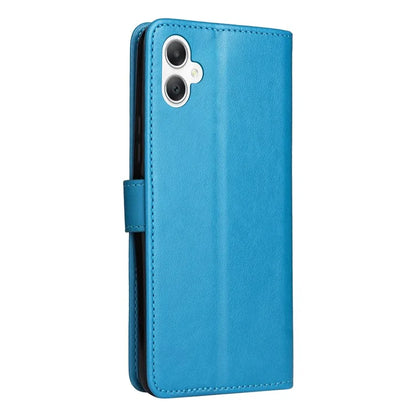 KT Imprinting Flower Series-4 For Samsung Galaxy A06 Case Cat Bee Pattern Flip Leather Phone Cover