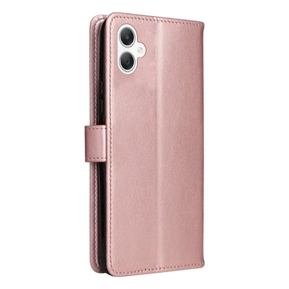 KT Imprinting Flower Series-4 For Samsung Galaxy A06 Case Cat Bee Pattern Flip Leather Phone Cover