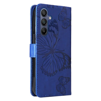 KT Imprinting Flower Series-2 For Samsung Galaxy A16 5G Case Floral Butterfly Leather Wallet Phone Cover