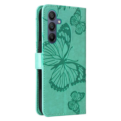 KT Imprinting Flower Series-2 For Samsung Galaxy A16 5G Case Floral Butterfly Leather Wallet Phone Cover