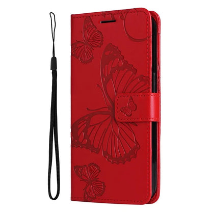 KT Imprinting Flower Series-2 For Samsung Galaxy A16 5G Case Floral Butterfly Leather Wallet Phone Cover