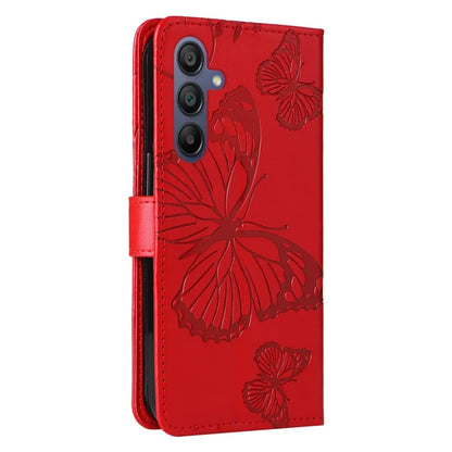 KT Imprinting Flower Series-2 For Samsung Galaxy A16 5G Case Floral Butterfly Leather Wallet Phone Cover