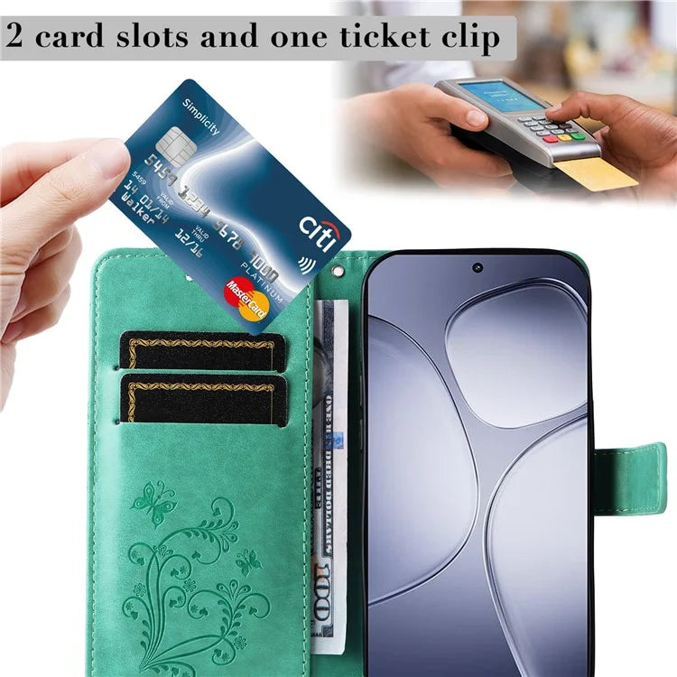 KT Imprinting Flower Series-2 For Xiaomi Redmi K70 Ultra Case Floral Butterfly Leather Wallet Phone Cover