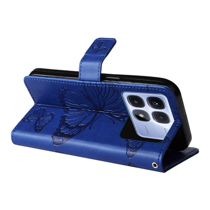 KT Imprinting Flower Series-2 For Xiaomi Redmi K70 Ultra Case Floral Butterfly Leather Wallet Phone Cover