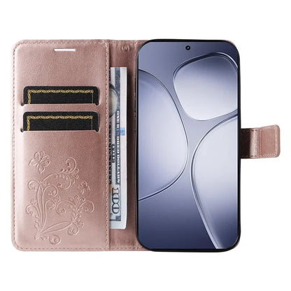 KT Imprinting Flower Series-2 For Xiaomi Redmi K70 Ultra Case Floral Butterfly Leather Wallet Phone Cover
