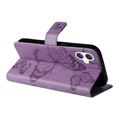 KT Imprinting Flower Series-2 For Samsung Galaxy A06 Case Floral Butterfly Leather Wallet Phone Cover