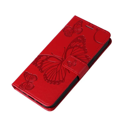 KT Imprinting Flower Series-2 For Samsung Galaxy A06 Case Floral Butterfly Leather Wallet Phone Cover