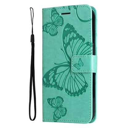 KT Imprinting Flower Series-2 For Samsung Galaxy A06 Case Floral Butterfly Leather Wallet Phone Cover