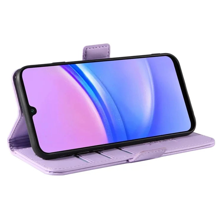 YIKATU YK-003 For Samsung Galaxy A16 5G Case Wallet Stand Leather Phone Cover Side Buckle