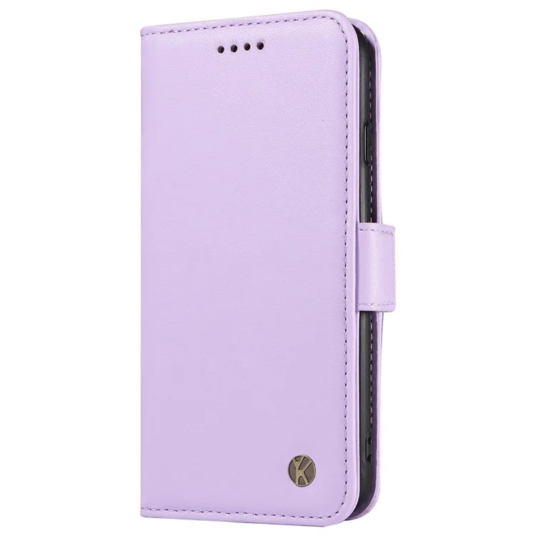YIKATU YK-003 For Samsung Galaxy A16 5G Case Wallet Stand Leather Phone Cover Side Buckle
