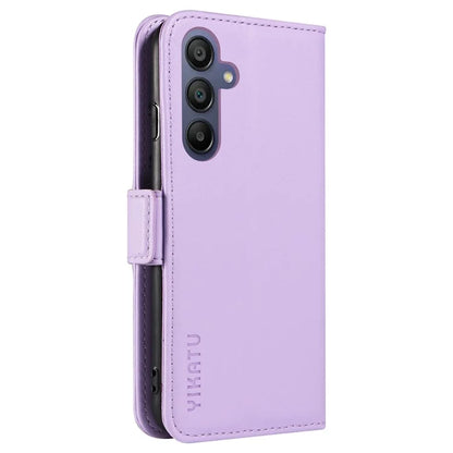YIKATU YK-003 For Samsung Galaxy A16 5G Case Wallet Stand Leather Phone Cover Side Buckle
