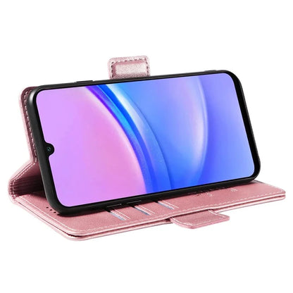 YIKATU YK-003 For Samsung Galaxy A16 5G Case Wallet Stand Leather Phone Cover Side Buckle
