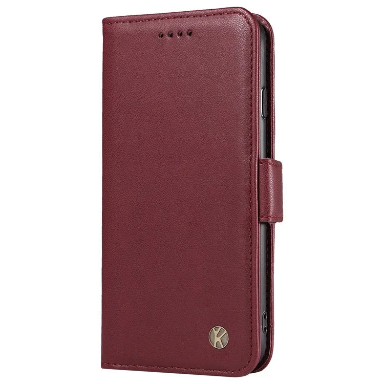 YIKATU YK-003 For Samsung Galaxy A16 5G Case Wallet Stand Leather Phone Cover Side Buckle