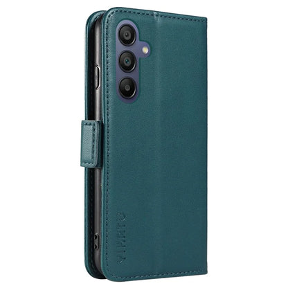 YIKATU YK-003 For Samsung Galaxy A16 5G Case Wallet Stand Leather Phone Cover Side Buckle