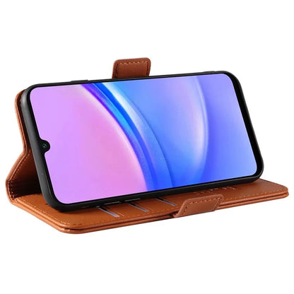 YIKATU YK-003 For Samsung Galaxy A16 5G Case Wallet Stand Leather Phone Cover Side Buckle