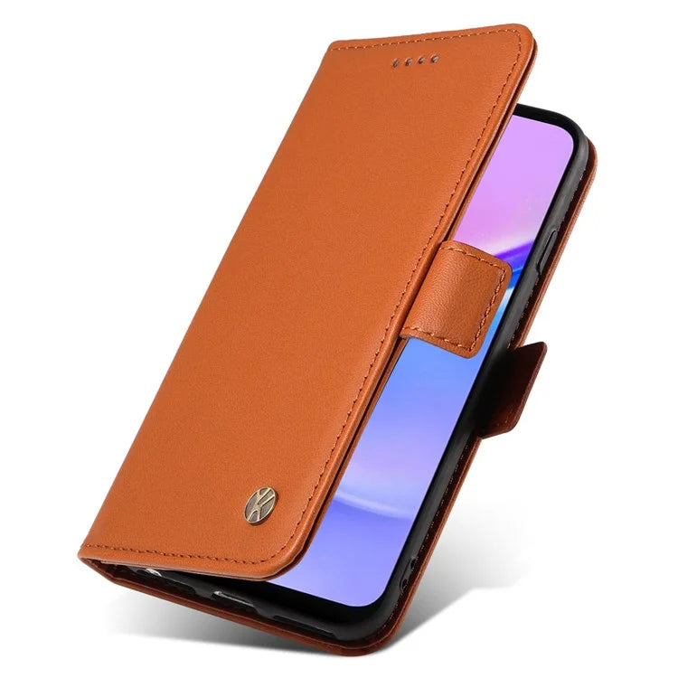 YIKATU YK-003 For Samsung Galaxy A16 5G Case Wallet Stand Leather Phone Cover Side Buckle