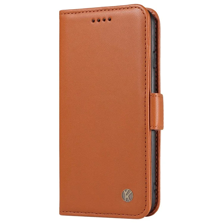 YIKATU YK-003 For Samsung Galaxy A16 5G Case Wallet Stand Leather Phone Cover Side Buckle