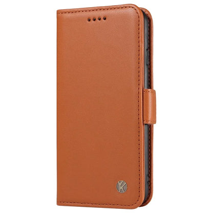 YIKATU YK-003 For Samsung Galaxy A16 5G Case Wallet Stand Leather Phone Cover Side Buckle