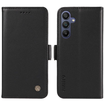 YIKATU YK-003 For Samsung Galaxy A16 5G Case Wallet Stand Leather Phone Cover Side Buckle
