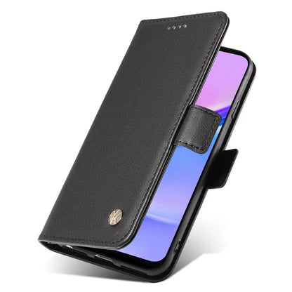 YIKATU YK-003 For Samsung Galaxy A16 5G Case Wallet Stand Leather Phone Cover Side Buckle