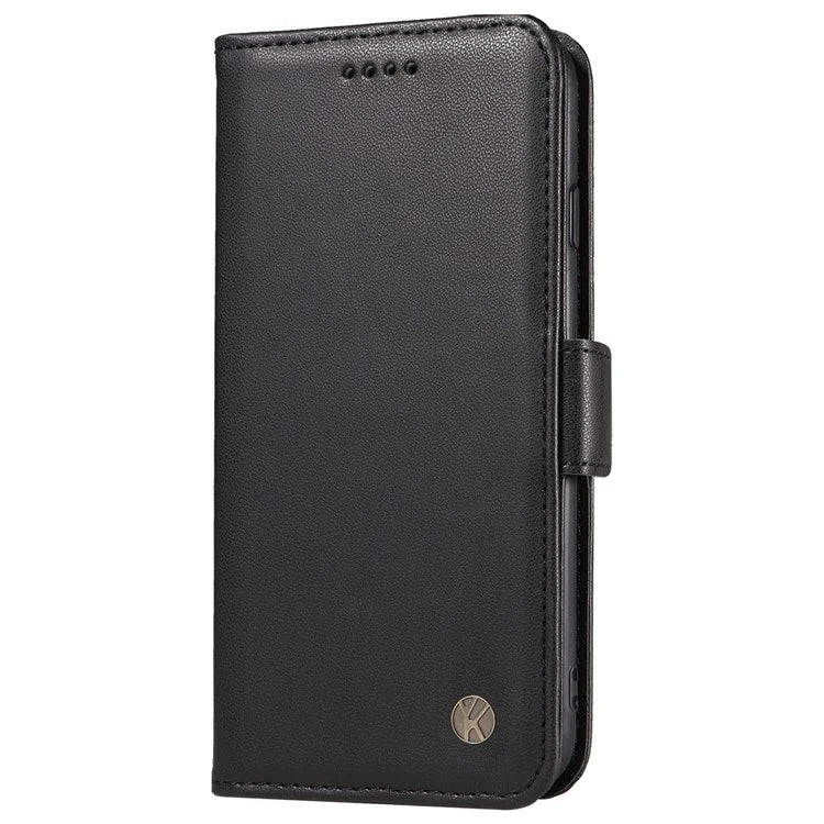 YIKATU YK-003 For Samsung Galaxy A16 5G Case Wallet Stand Leather Phone Cover Side Buckle
