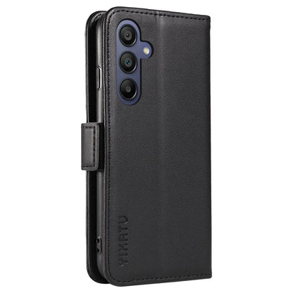 YIKATU YK-003 For Samsung Galaxy A16 5G Case Wallet Stand Leather Phone Cover Side Buckle