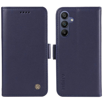YIKATU YK-003 For Samsung Galaxy A16 5G Case Wallet Stand Leather Phone Cover Side Buckle