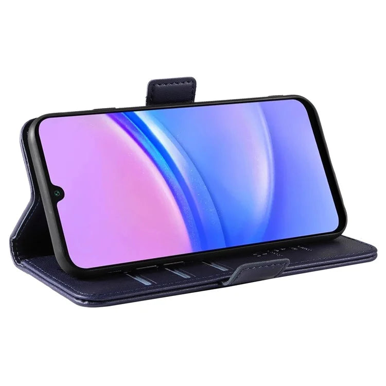 YIKATU YK-003 For Samsung Galaxy A16 5G Case Wallet Stand Leather Phone Cover Side Buckle