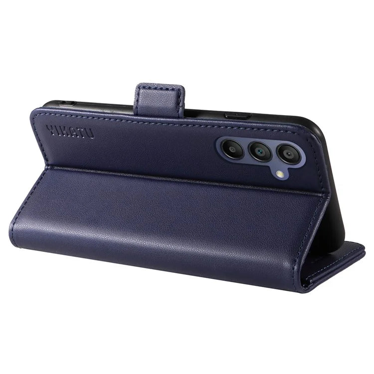 YIKATU YK-003 For Samsung Galaxy A16 5G Case Wallet Stand Leather Phone Cover Side Buckle