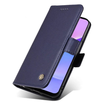 YIKATU YK-003 For Samsung Galaxy A16 5G Case Wallet Stand Leather Phone Cover Side Buckle