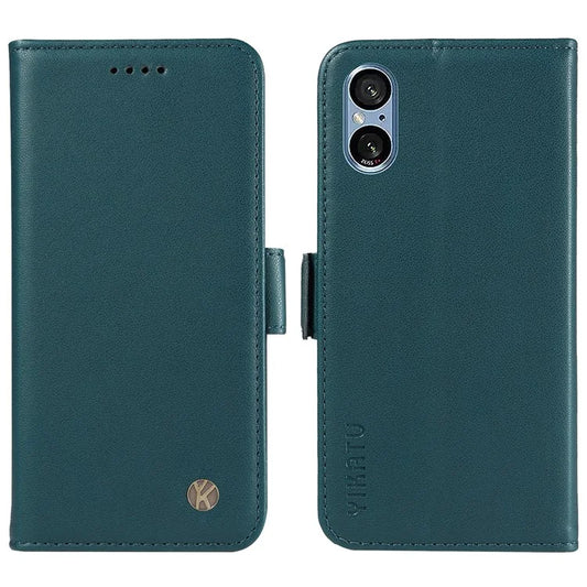 YIKATU YK-003 For Sony Xperia 10 VI Case Wallet Stand Leather Phone Cover Side Buckle