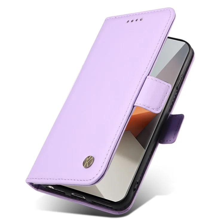YIKATU YK-003 For Xiaomi Redmi Note 13 Pro+ 5G Case Wallet Stand Leather Phone Cover Side Buckle